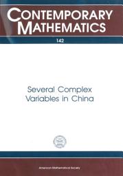 Icon image Several Complex Variables in China