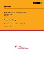 Icon image Massentierhaltung: Ein ethisch vertretbarer Wirtschaftsfaktor?