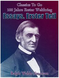 Icon image Essays. Erster Teil