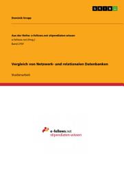 Icon image Vergleich von Netzwerk- und relationalen Datenbanken