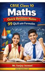 Icon image CBSE Class 10 Mathematics – Quick Revision Notes