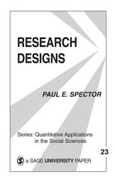 Icon image Research Designs