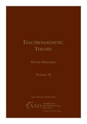 Icon image Electromagnetic Theory: Volume 2