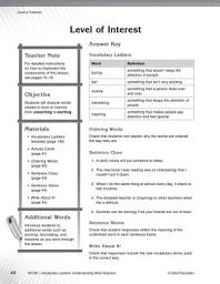 Icon image Vocabulary Ladder for Level of Interest
