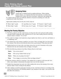 Icon image Many Helping Hands--Reader's Theater Script & Fluency Lesson