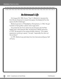Icon image Test Prep Level 1: An Astronauts Life Comprehension and Critical Thinking