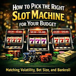 Icon image How to Pick the Right Slot Machine for Your Budget: Matching Volatility, Bet Size, and Bankroll