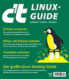 Icon image c't Linux-Guide: Anfangen • Zocken • Vertiefen