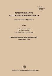 Icon image Betriebsbedingungen einer Glimmentladung in aggressiven Gasen