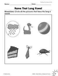 Icon image Foundational Skills: Long Vowels Practice