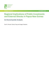 Icon image Regional implications of public investments and external shocks in Papua New Guinea: An economywide analysis