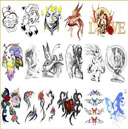 Icon image Tattoo Designs für Frauen. 3 eBooks Tattoo Design Vorlagen für Frauen.: Liebe Herzen Rosen - Farbige Schmetterlinge - Elfen und Engel.