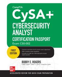 Icon image CompTIA CySA+ Cybersecurity Analyst Certification Passport (Exam CS0-002)