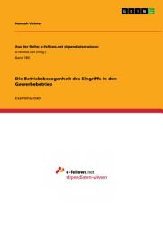 Icon image Die Betriebsbezogenheit des Eingriffs in den Gewerbebetrieb