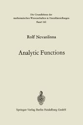 Icon image Analytic Functions
