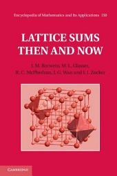 Icon image Lattice Sums Then and Now