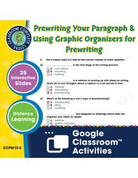 Icon image How to Write a Paragraph: Prewriting Your Paragraph & Using Graphic Organizers for Prewriting - Google Slides Gr. 5-8