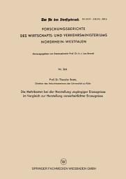 Icon image Die Mehrkosten bei der Herstellung ungängiger Erzeugnisse im Vergleich zur Herstellung vereinheitlichter Erzeugnisse