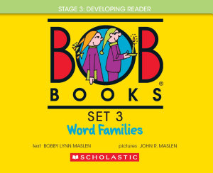 Icon image Bob Books - Word Families Collection of 8 Stories | Decodable Phonics Stories, Ages 4 and up, Kindergarten, First Grade (Stage 3: Developing Reader)