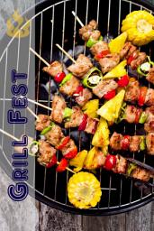 Icon image Grill Fest: 200 deilige BBQ oppskrifter for grillsesongen (Grilling & Barbecue)