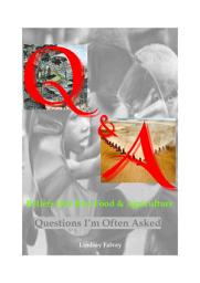 Icon image Beliefs that Bias Food & Agriculture: Questions I'm Often Asked