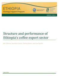 Icon image Structure and performance of Ethiopias coffee export sector