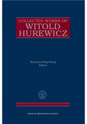 Icon image Collected Works of Witold Hurewicz