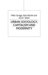 Icon image Urban Sociology, Capitalism and Modernity: Edition 2