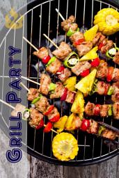 Icon image Grill Party: 200 lækre BBQ opskrifter til grill sæsonen (Grilning & Barbecue)