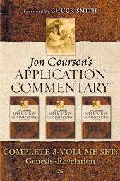 Icon image Jon Courson's Application Commentary: 3-Volume Set (New Testament, Old Testament Genesis-Job, Old Testament Psalms-Malachi)