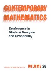 Icon image Conference on Modern Analysis and Probability