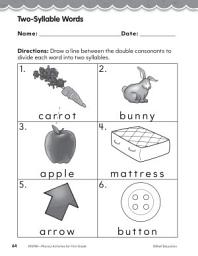 Icon image First Grade Foundational Phonics Skills: Two-Syllable Words