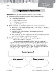 Icon image A Wrinkle in Time Comprehension Assessment