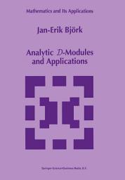 Icon image Analytic D-Modules and Applications