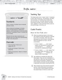 Icon image Content-Area Vocabulary Level 4--Prefix micro-