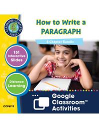 Icon image How to Write a Paragraph - Google Slides BUNDLE Gr. 5-8
