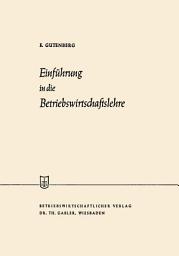 Icon image Einführung in die Betriebswirtschaftslehre