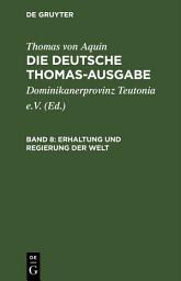 Icon image Erhaltung und Regierung der Welt: I: 103–119
