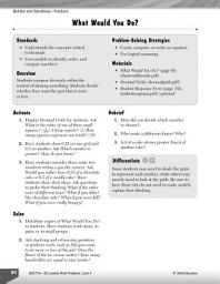 Icon image Number and Operations with Fractions Leveled Problems: Comparing Decimals: Comparing Decimals