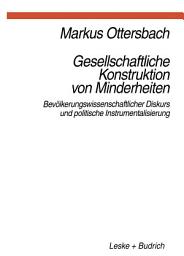Icon image Gesellschaftliche Konstruktion von Minderheiten: Bevölkerungswissenschaftlicher Diskurs und politische Instrumentalisierung