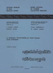 Icon image Musique traditionnelle pour violon: Jean Carignan