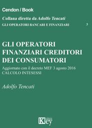 Icon image Gli operatori finanziari creditori dei consumatori