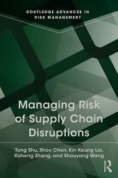 Icon image Managing Risk of Supply Chain Disruptions