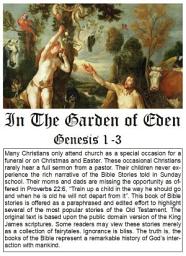 Icon image THE GARDEN OF EDEN: Bible Stories You Missed as a Kid