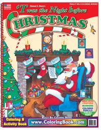 Icon image Twas the Night Before Christmas Big Coloring Book 12 x 18