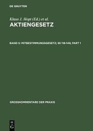 Icon image Mitbestimmungsgesetz; §§ 118-149: Ausgabe 4