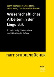 Icon image Wissenschaftliches Arbeiten in der Linguistik: Ausgabe 2