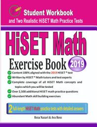 Icon image HiSET Math Exercise Book: Student Workbook and Two Realistic HiSET Math Tests
