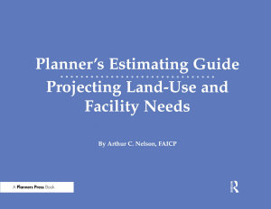 Icon image Planner's Estimating Guide: Projecting Land-Use and Facility Needs
