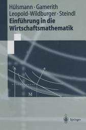 Icon image Einführung in die Wirtschaftsmathematik